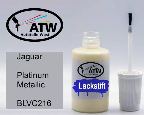 Jaguar, Platinum Metallic, BLVC216: 20ml Lackstift, von ATW Autoteile West.